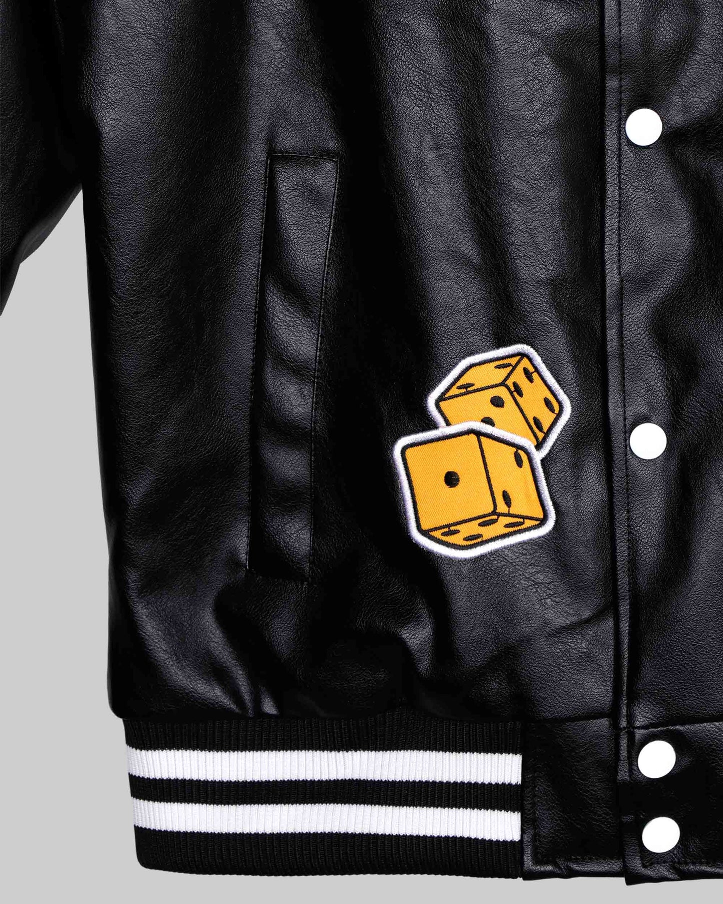 Letterman Baseball Jacket with Patches