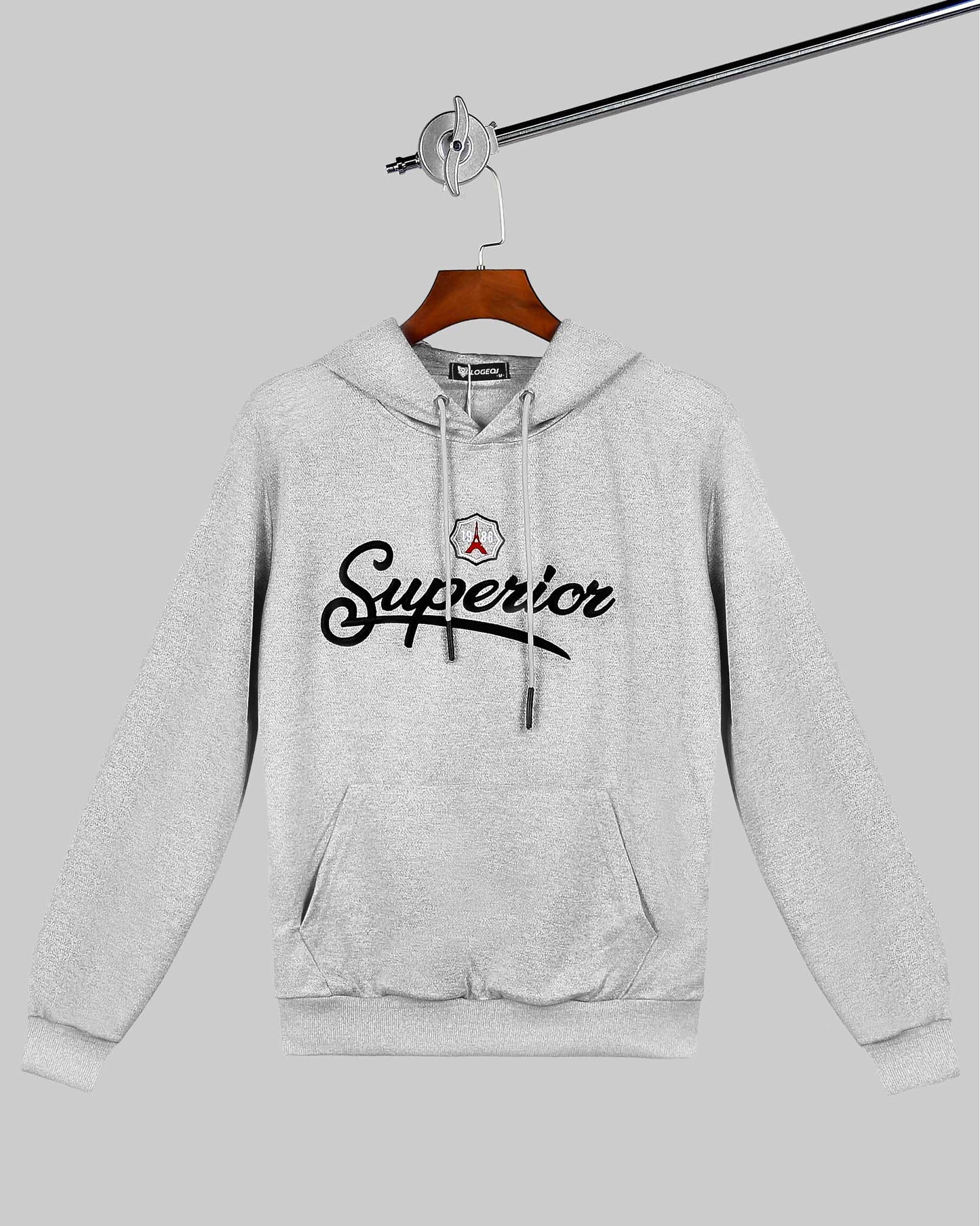 Letters Embroidery Solid Sweatshirt