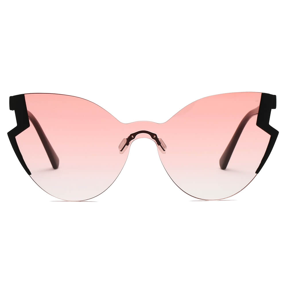 DECATUR | Women Fashion Oversize Cat Eye Sunglasses-7