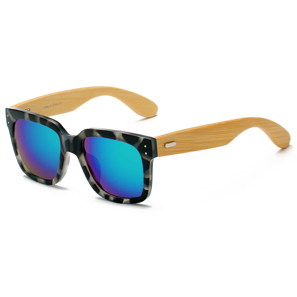 MEDFORD | Retro Unisex Men Women Square Fashion Sunglasses-3