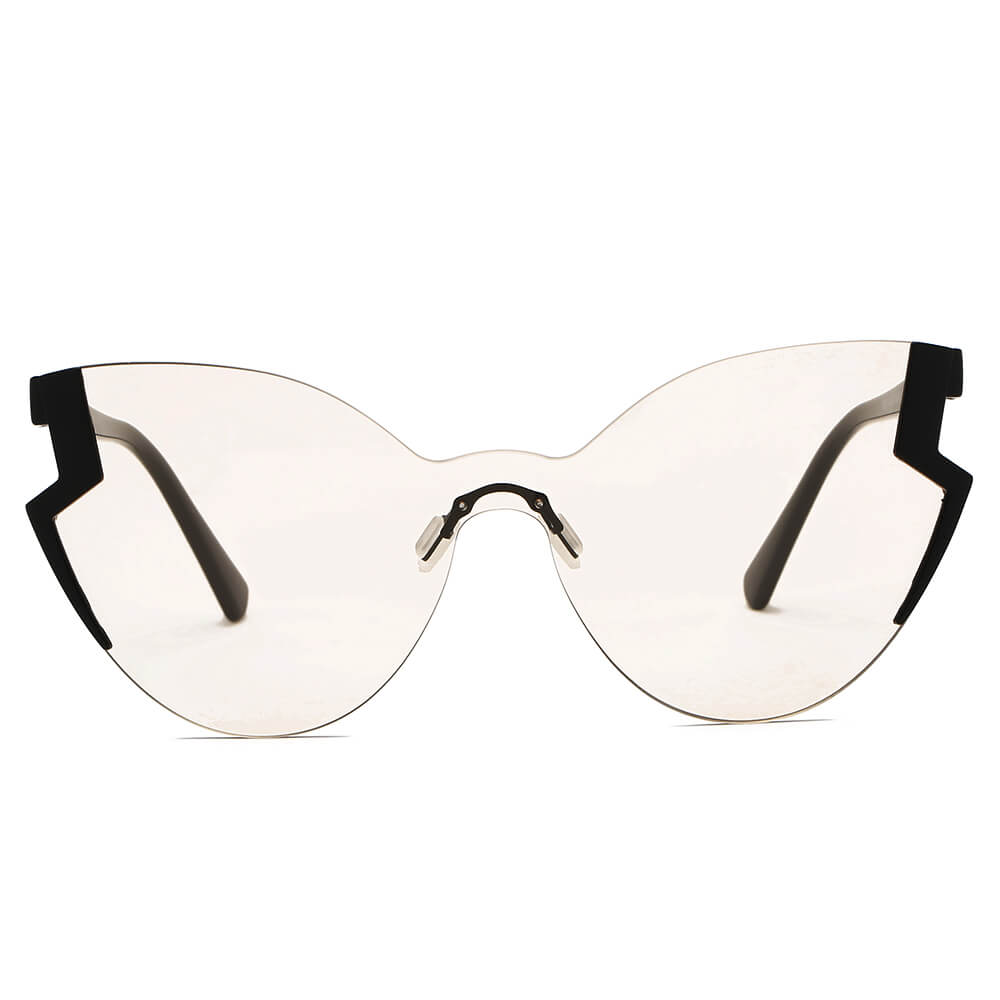 DECATUR | Women Fashion Oversize Cat Eye Sunglasses-8