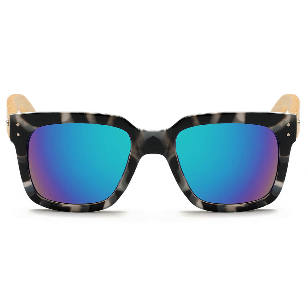 MEDFORD | Retro Unisex Men Women Square Fashion Sunglasses-11