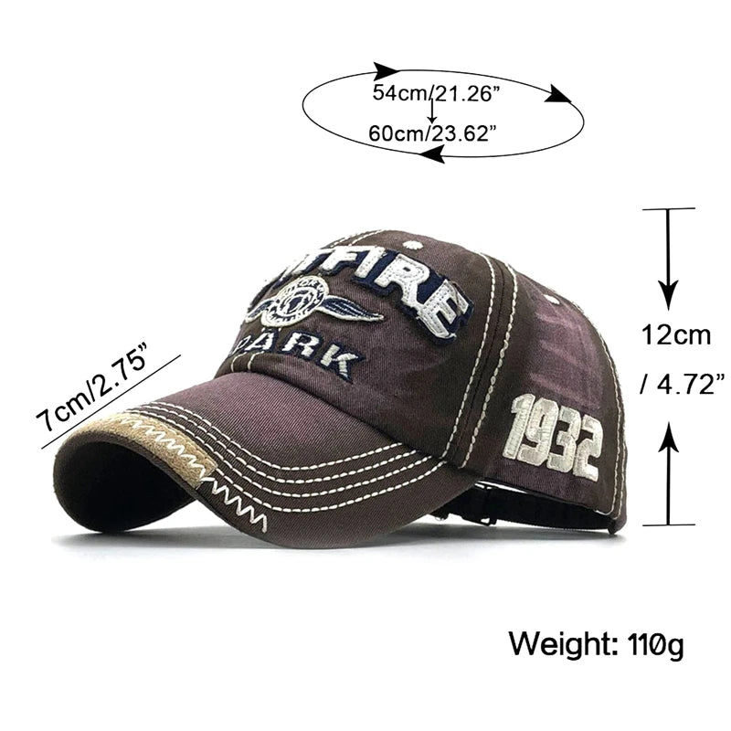 Men Hip Hop Rock Snapback Hat School Jeans Letter Printed Embroidered Baseball Cap Dance Cowboy Summer Women Club Party Visors