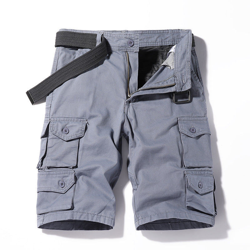 S Multi Pocket casual overalls, six point sports men's Shorts