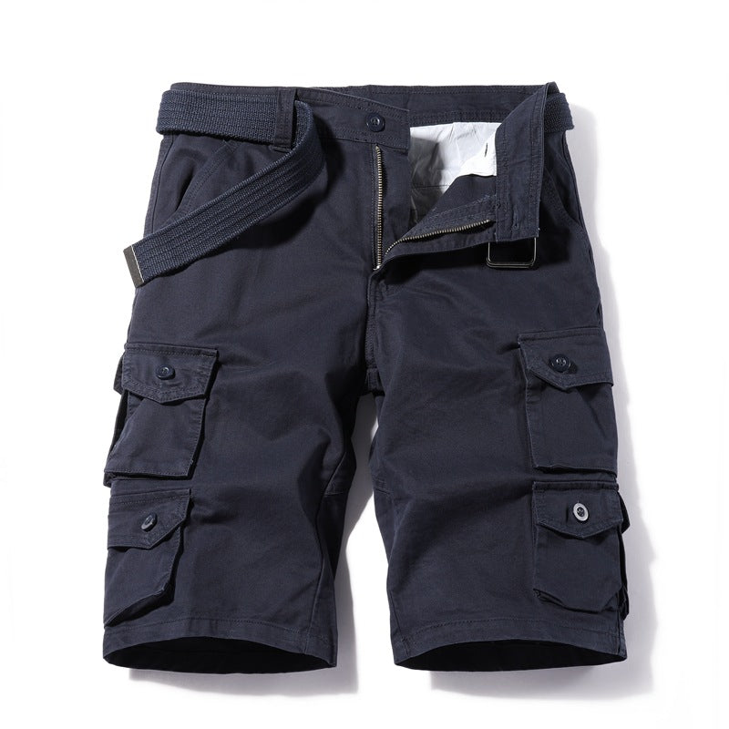 S Multi Pocket casual overalls, six point sports men's Shorts