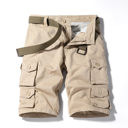S Multi Pocket casual overalls, six point sports men's Shorts