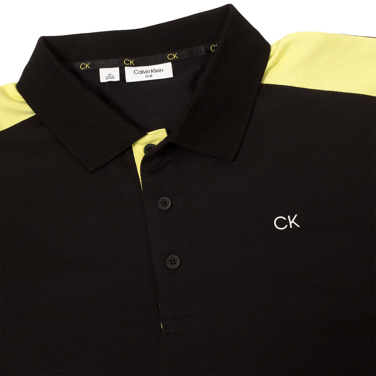 Calvin Klein Mens 2023 Miles Moisture Wicking Sustainable Golf Polo Shirt