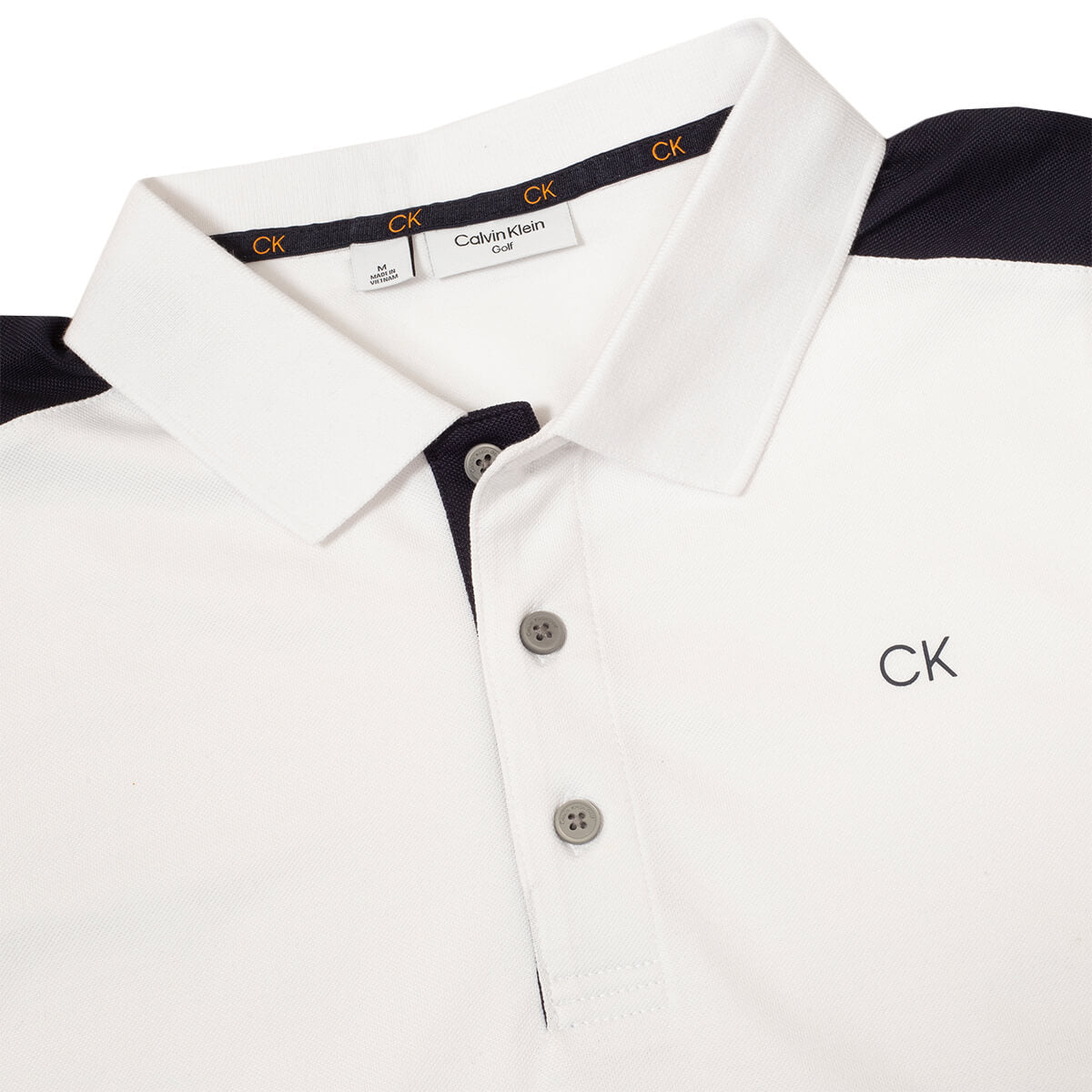 Calvin Klein Mens 2023 Miles Moisture Wicking Sustainable Golf Polo Shirt