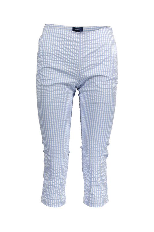 HELLBLAUE PINOCCHIETTO-HOSE FÜR DAMEN VON GANT-0