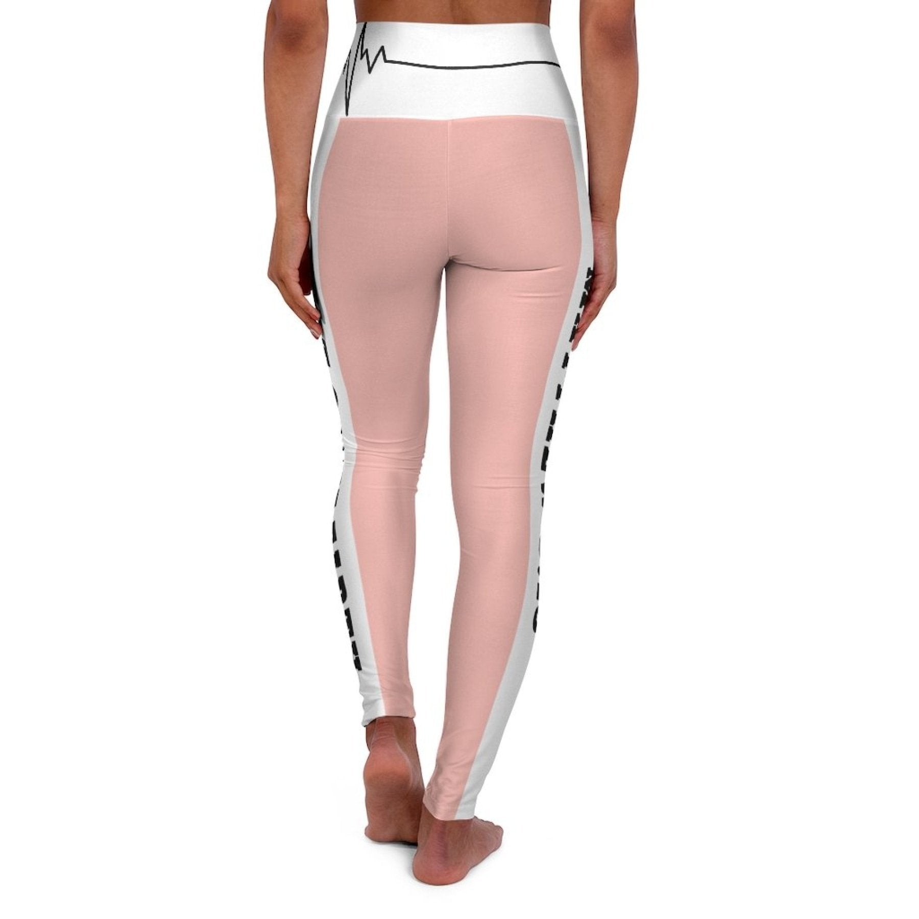 High Waisted Yoga Leggings, Peach Style Salt Of The Earth Matthew 5:13 Beating Heart Sports Pants-8