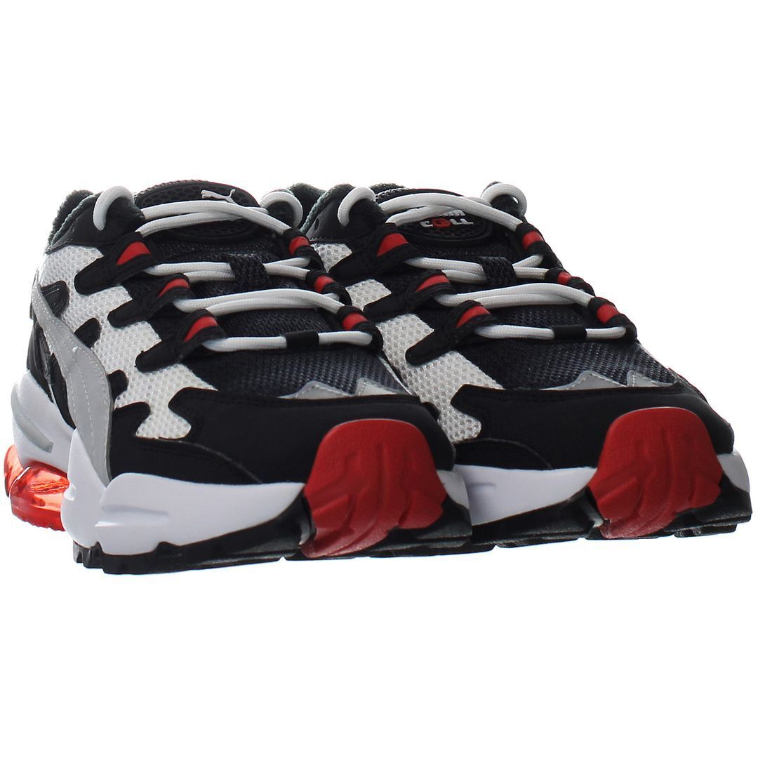 Puma Cell Alien OG Black Red Low Lace Up Casual Mens Trainers 369801 03