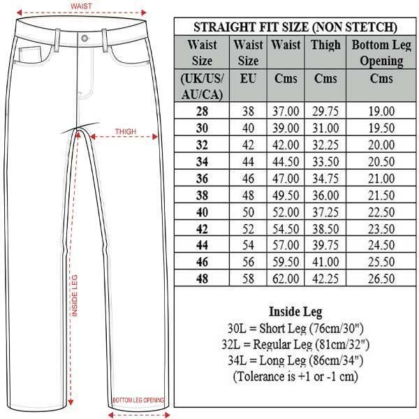 Enzo Mens Jeans Straight Leg Denim Pants Regular Fit Free Belt Trousers UK Sizes