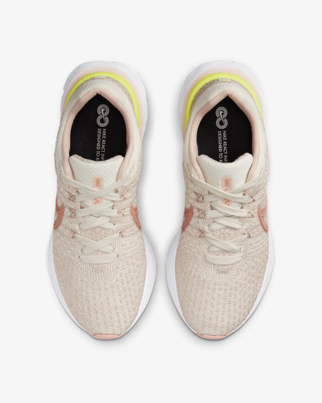 NIKE REACT INFINITY RUN FLYKNIT 2 - PINK, SAIL, WHITE DD3024 102 - UK 5, 7, 8, 9