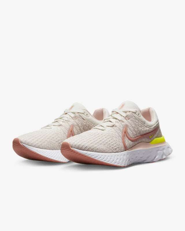 NIKE REACT INFINITY RUN FLYKNIT 2 - PINK, SAIL, WHITE DD3024 102 - UK 5, 7, 8, 9