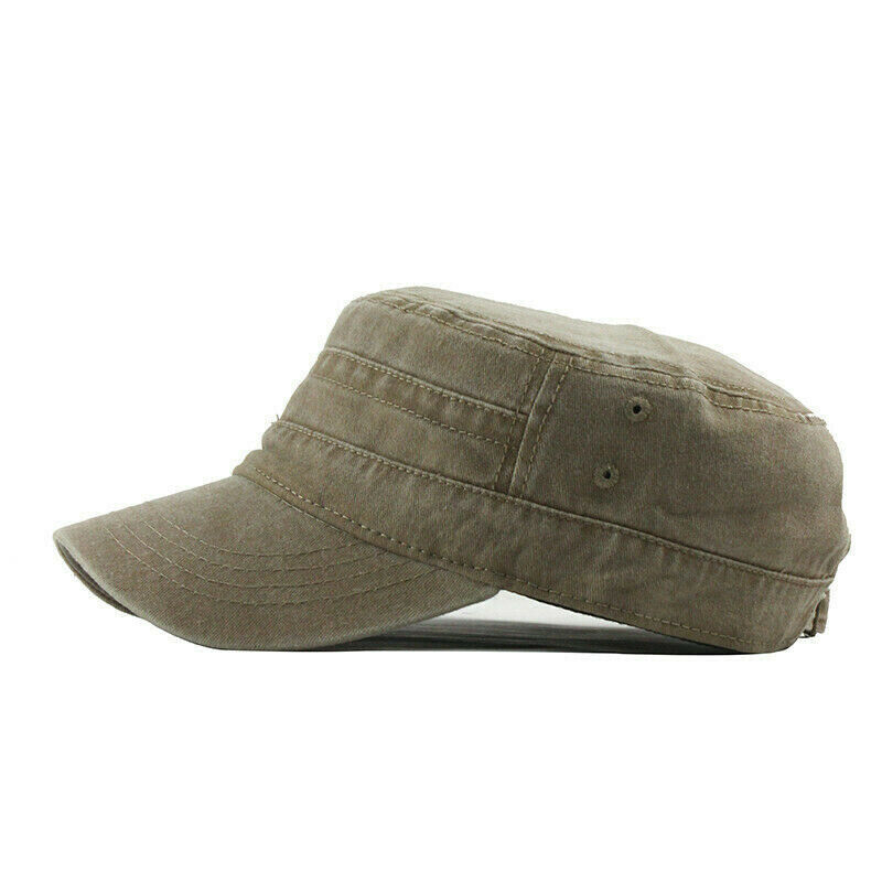 Mens Womens Camouflage Army Hat Camo Military Cadet Combat Fishing-Baseball-Cap