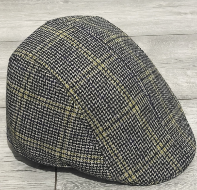 Mens Flat Cap Gatsby Tweed Baker Boy Hat Herringbone Newsboy Cap One Size