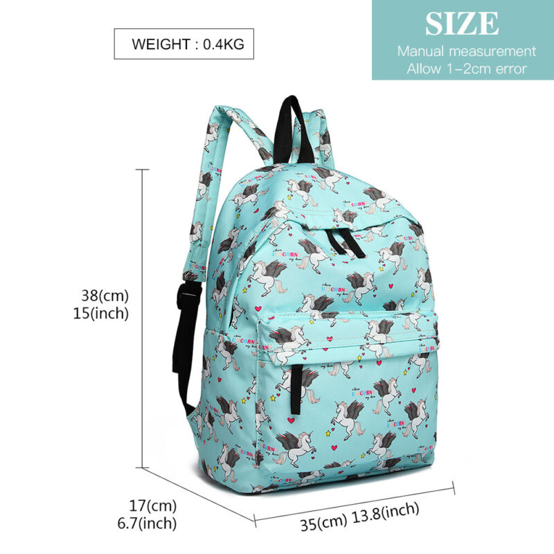 GIRLS BOYS RETRO BACKPACK SCHOOL RUCKSACK LAPTOP/TRAVEL/WORK BAG