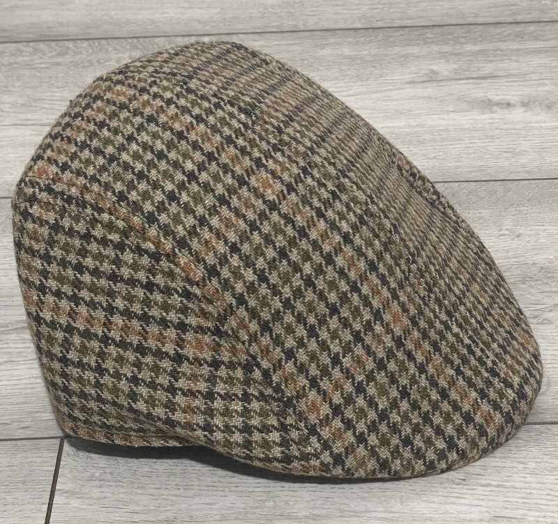 Mens Flat Cap Gatsby Tweed Baker Boy Hat Herringbone Newsboy Cap One Size