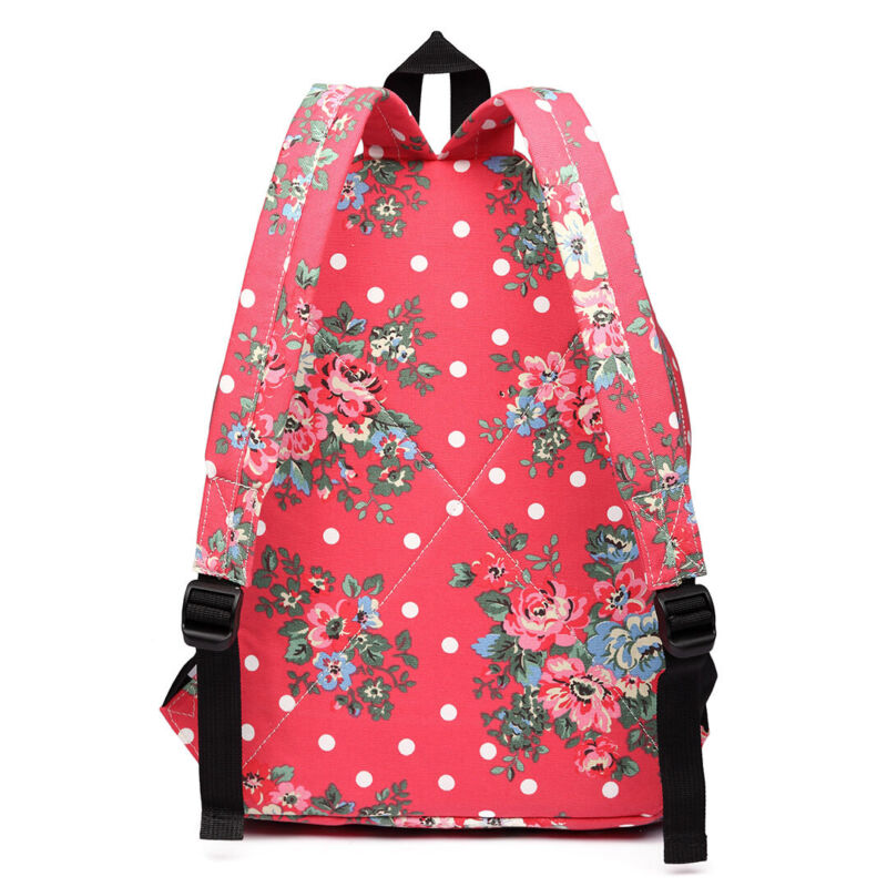 GIRLS BOYS RETRO BACKPACK SCHOOL RUCKSACK LAPTOP/TRAVEL/WORK BAG