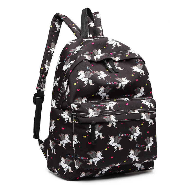 GIRLS BOYS RETRO BACKPACK SCHOOL RUCKSACK LAPTOP/TRAVEL/WORK BAG