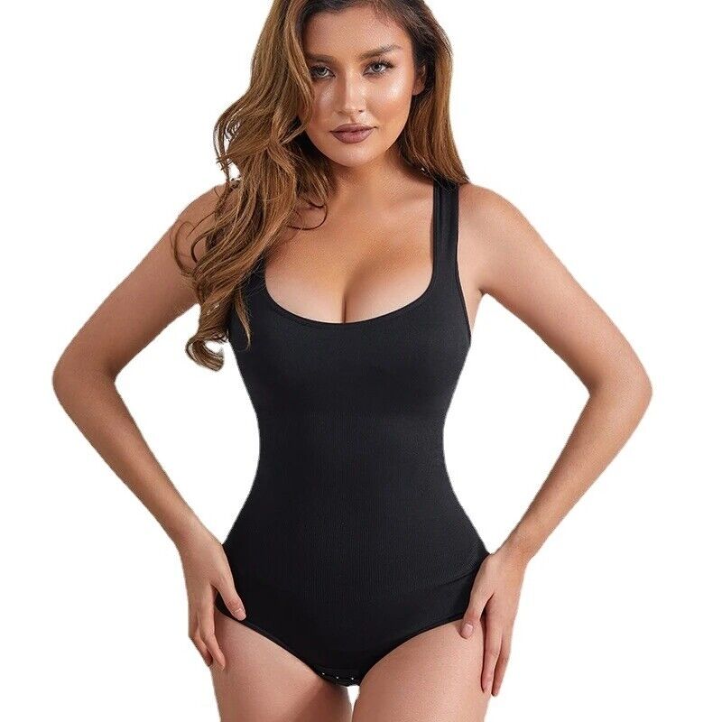 Womens Seamless Full Body Shaper Slimming Firm Control Tummy Bodysuit Shapewear