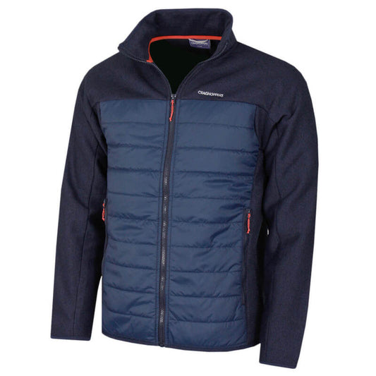 Craghoppers Mens Carson Recycled Fleece Insulated Hybrid Jacket 64% OFF RRP