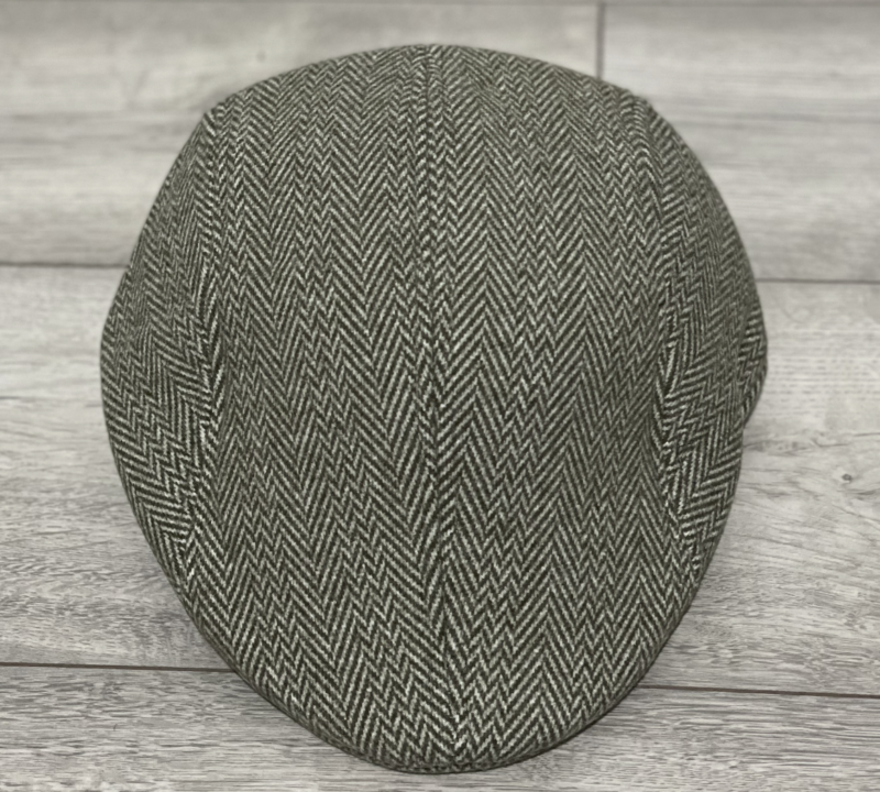 Mens Flat Cap Gatsby Tweed Baker Boy Hat Herringbone Newsboy Cap One Size