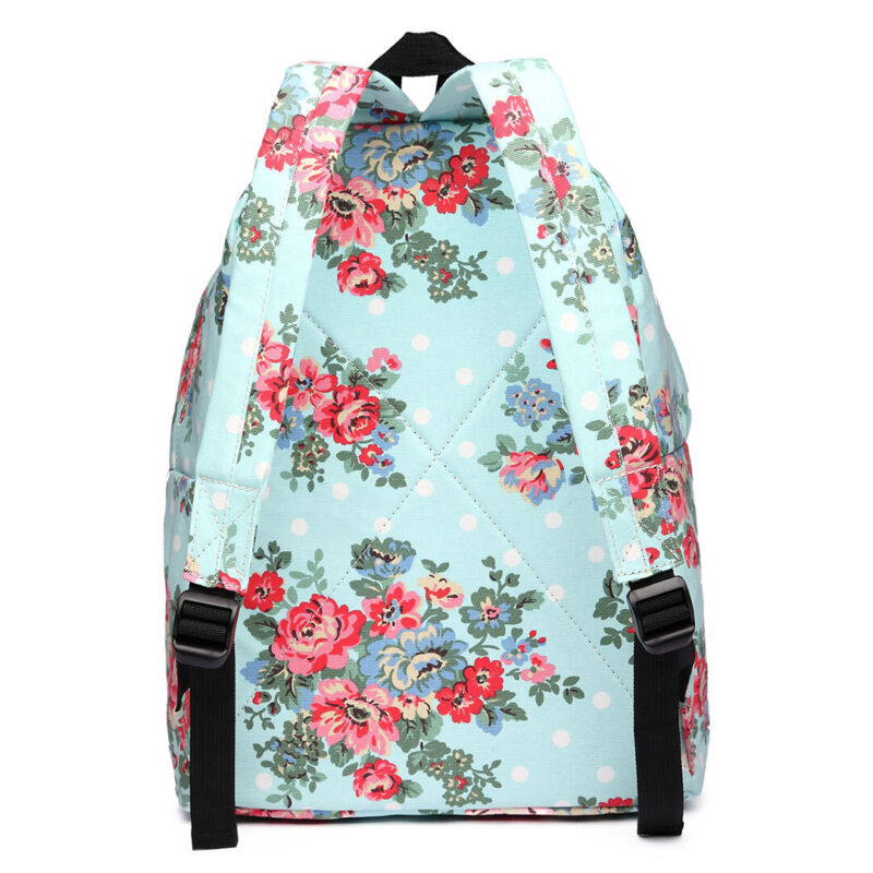 GIRLS BOYS RETRO BACKPACK SCHOOL RUCKSACK LAPTOP/TRAVEL/WORK BAG