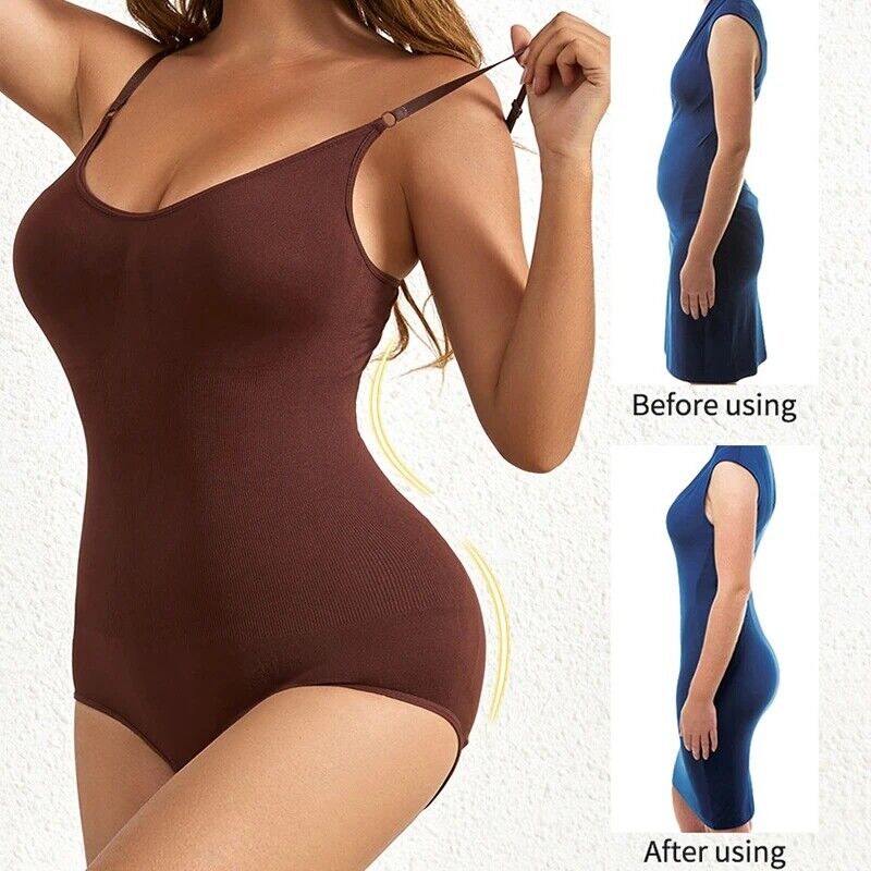 Slimming Full Body Shaper Underwear Shaping Shapewear Tummy Control Bodysuit UK