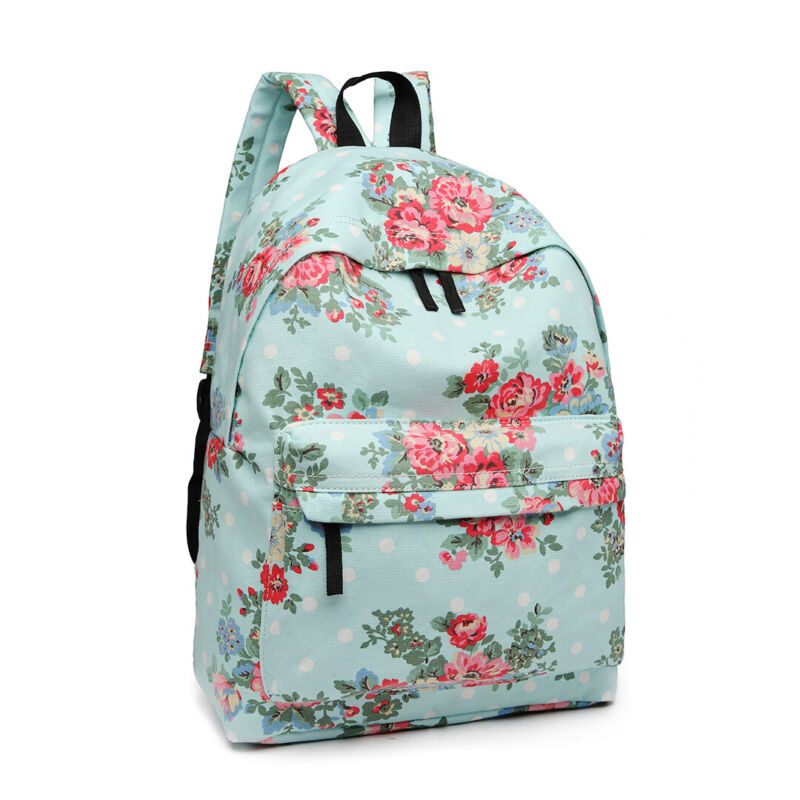 GIRLS BOYS RETRO BACKPACK SCHOOL RUCKSACK LAPTOP/TRAVEL/WORK BAG