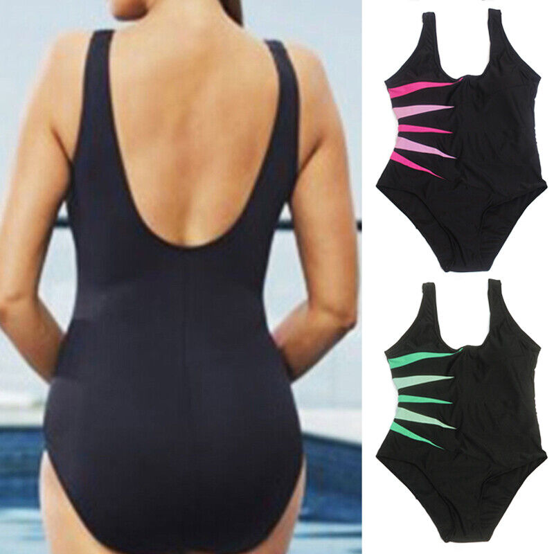 Plus Size Womens Ladies Tummy Control Monokini Bikini Swimming Costume Swimsuit！