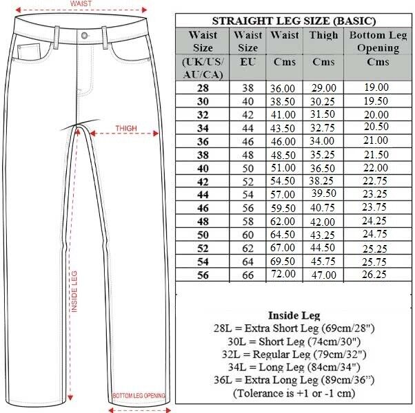 Mens Denim Jeans Straight Leg Regular Fit Basic Casual Work Heavy duty All Sizes