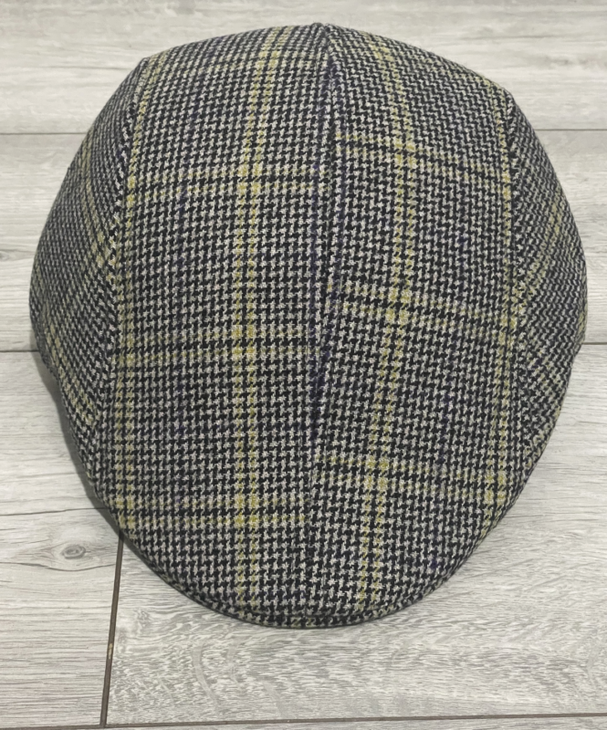 Mens Flat Cap Gatsby Tweed Baker Boy Hat Herringbone Newsboy Cap One Size