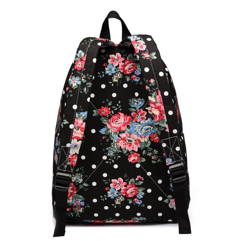 GIRLS BOYS RETRO BACKPACK SCHOOL RUCKSACK LAPTOP/TRAVEL/WORK BAG