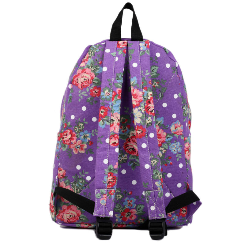 GIRLS BOYS RETRO BACKPACK SCHOOL RUCKSACK LAPTOP/TRAVEL/WORK BAG