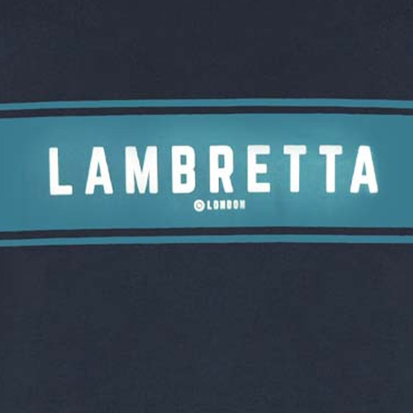 Lambretta Mens Logo Panel Raglan Retro Crew Neck T-Shirt Tee Top