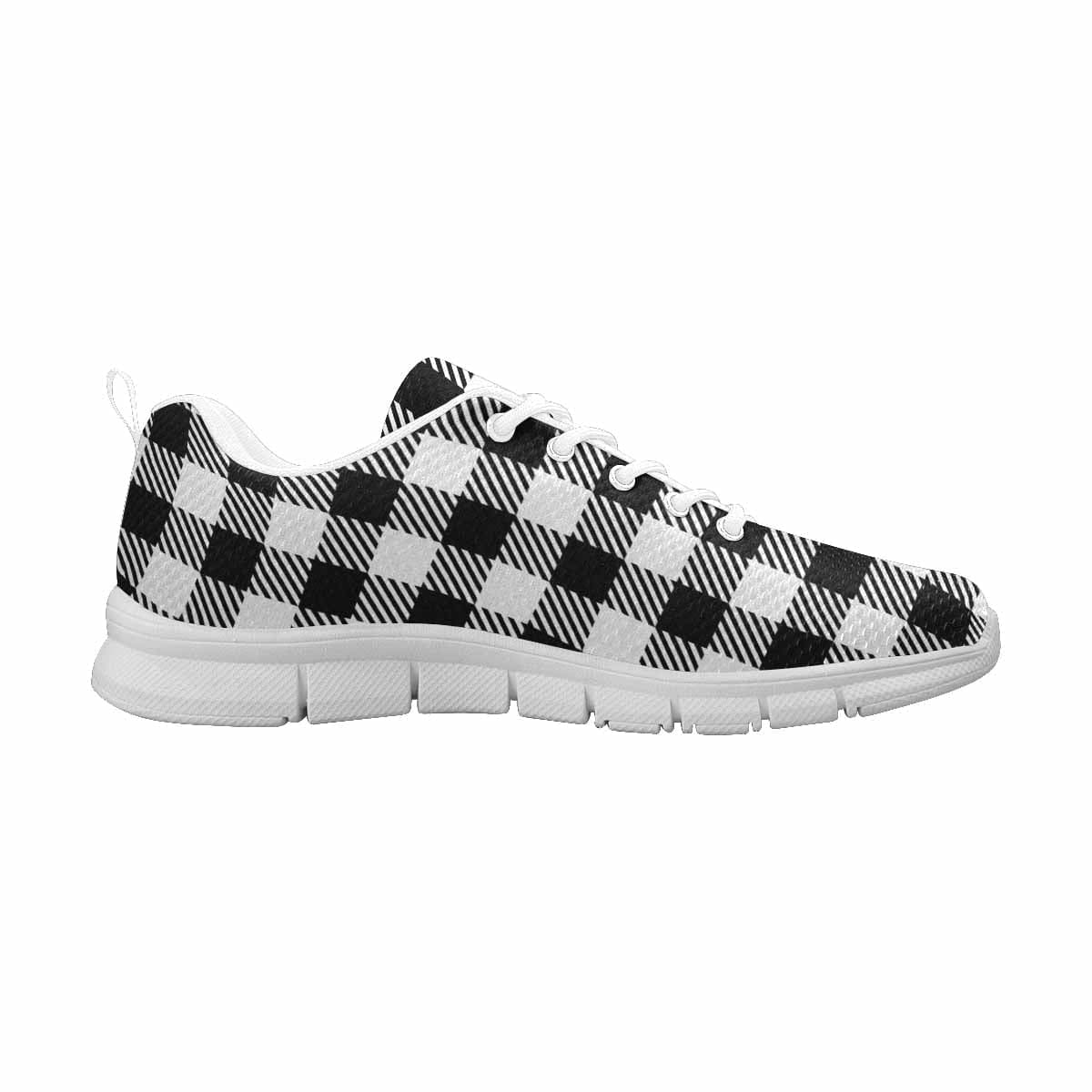 Sneakers for Men, Buffalo Plaid Black and White - S554633-0