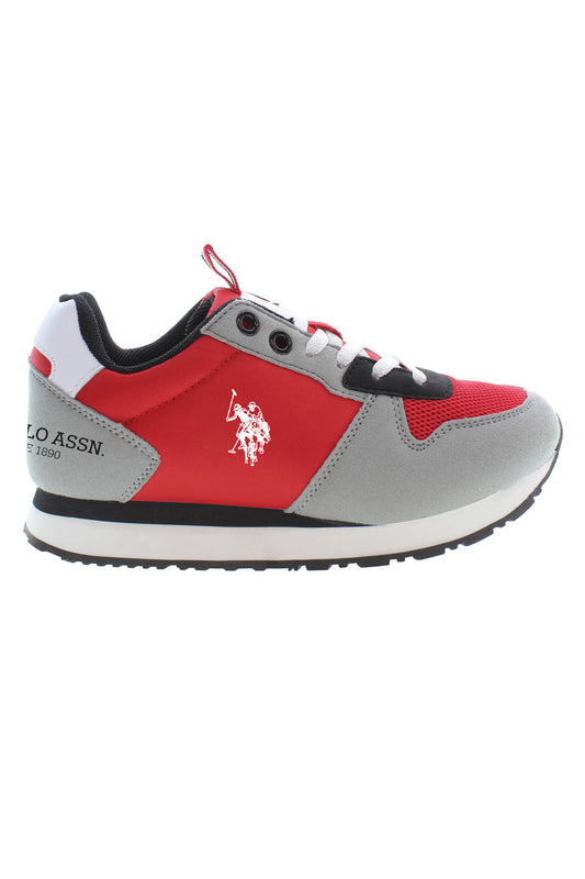 US POLO BEST PRICE RED SPORTS SHOES FOR KIDS-0