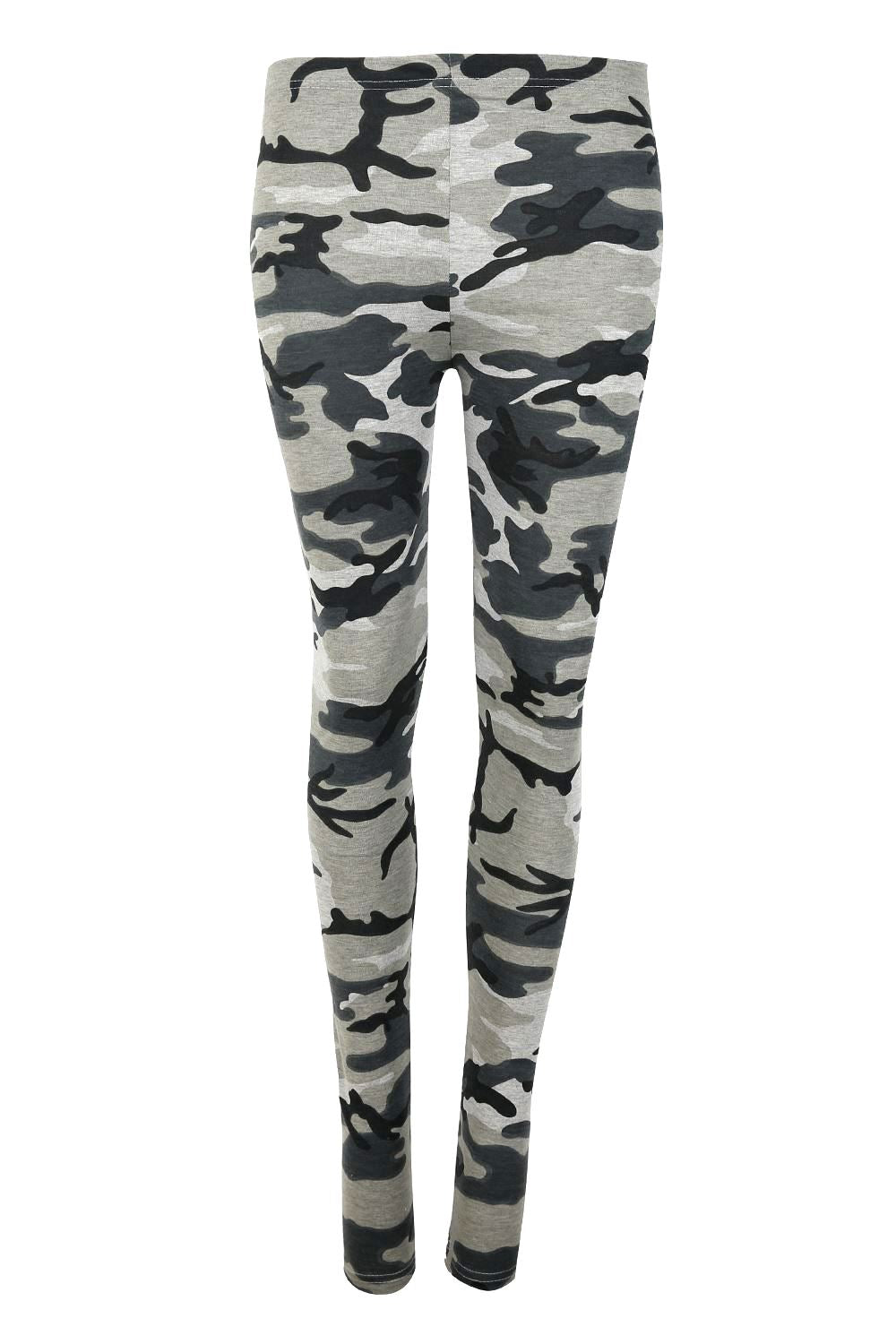 Kids Girls Army Floral Printed Full Ankle Length Skinny Stretchy Leggings Pants