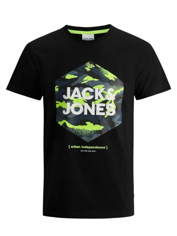 Mens Jack & Jones Designer Crew Neck T-shirts Short Sleeve Casual Tee Top