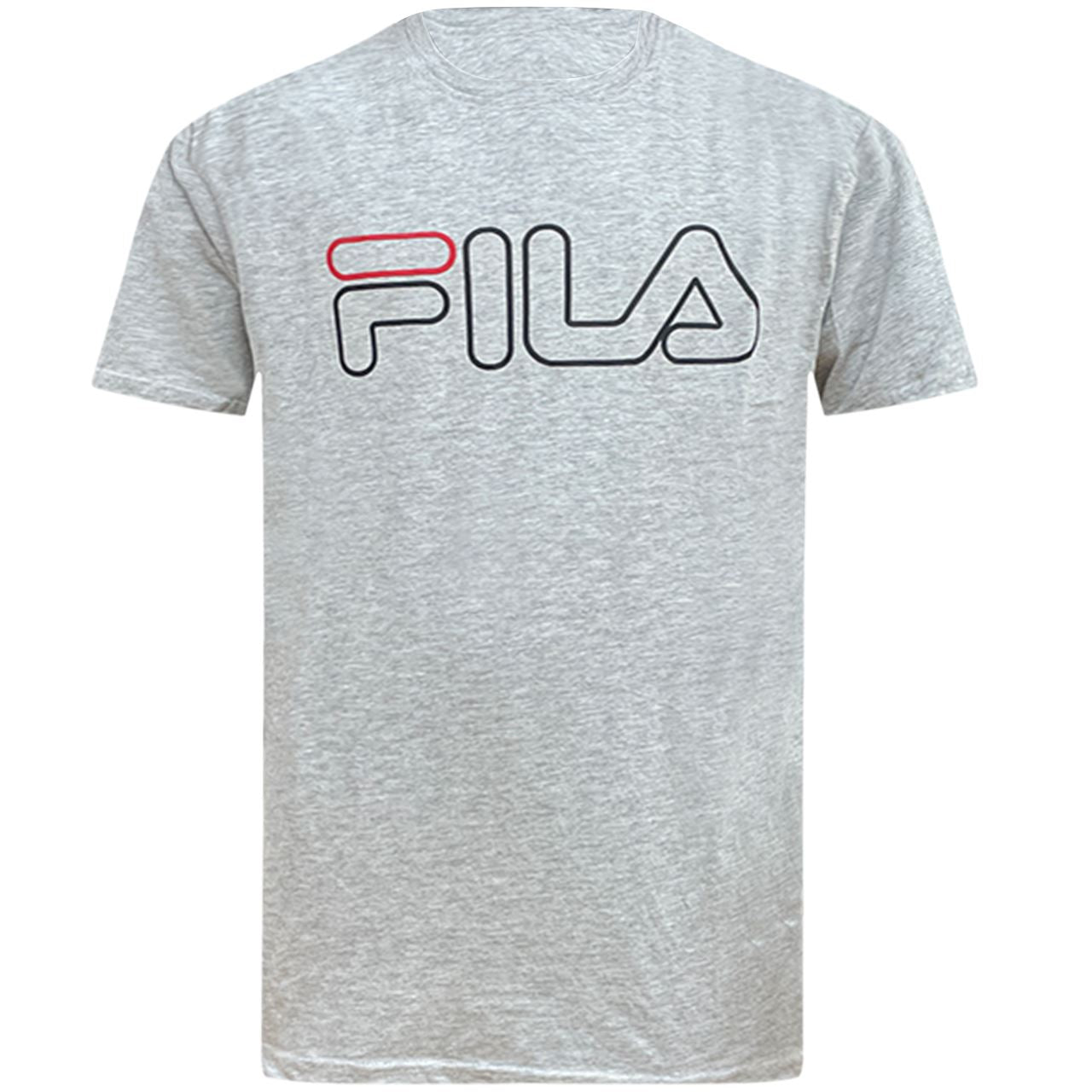 New Mens FILA T-Shirt Short Sleeve Shirt Crew Neck Casual Top Tee Size S-XXL