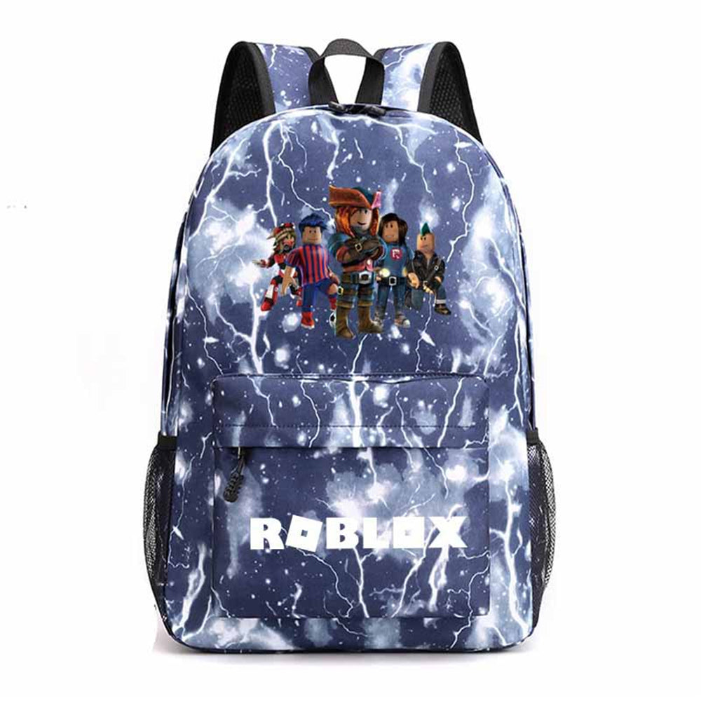 Roblox Game 3D Backpack Kids Boys School Bag Bookbag Shoulder Bags Rucksack UK