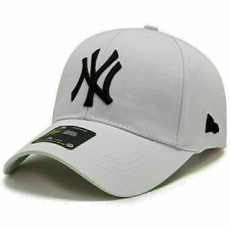 Unisex Baseball Cap Cotton Mens Womens Snapback Sport NY NEW Sun Hat UK