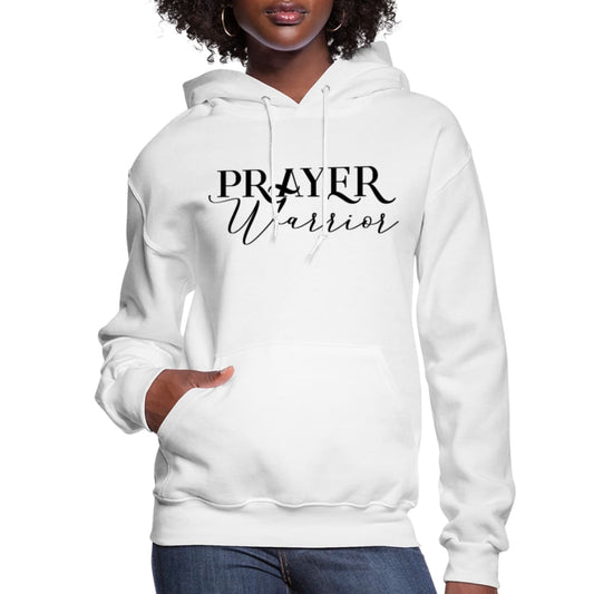 Womens Hoodie, Prayer Warrior Graphic - S390025-0